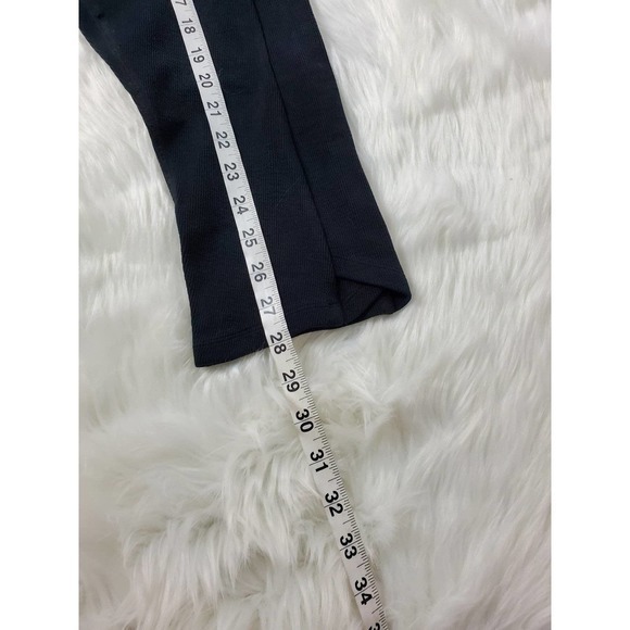 Gymshark‎ Fold Over Hi Waist Black Leggings Size Medium - Picture 6 of 6